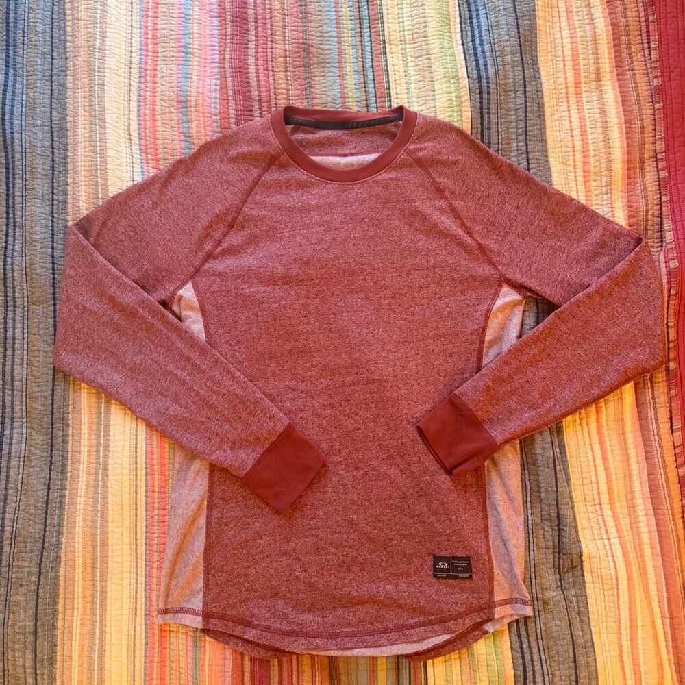 Oakley Men's Pink and Red Shirt